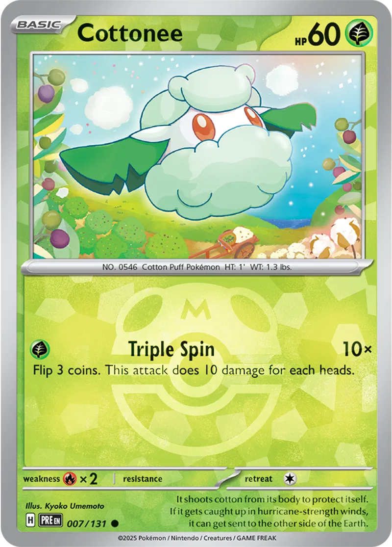 Cottonee Master Ball Holo